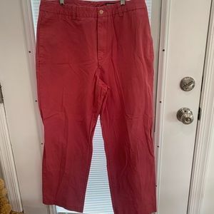 Vineyard Vines Mens Coral Pants Size 34x32 EUC
